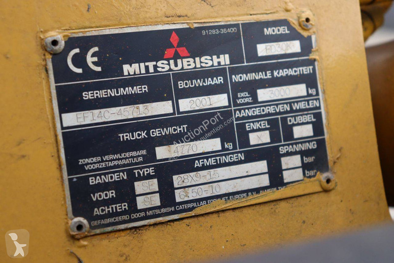 Chariot élévateur Mitsubishi FD30K
