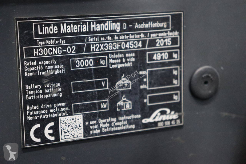 Chariot élévateur Linde CNG-02