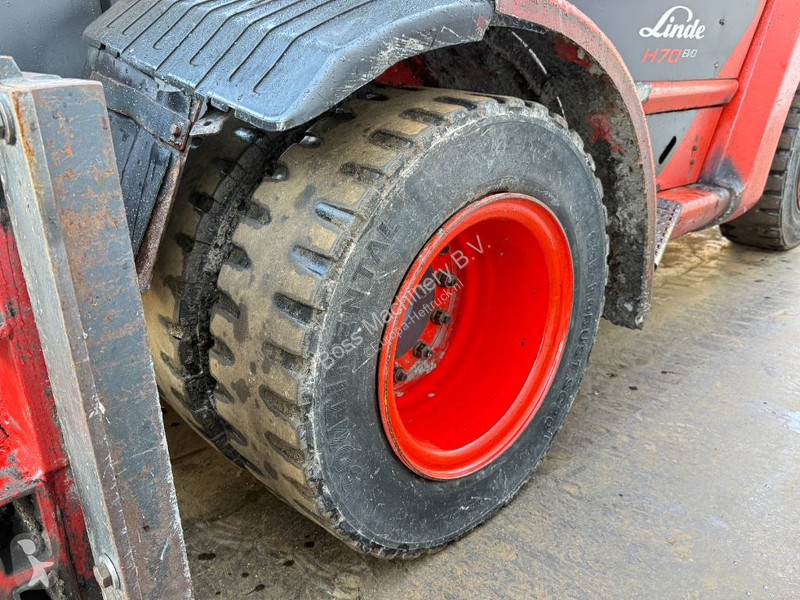 Empilhador elevador Linde H70D - Side Shift /...
