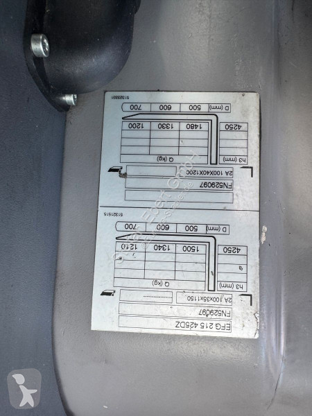 رافعة شوكية Jungheinrich EFG 215 / Triplex:...