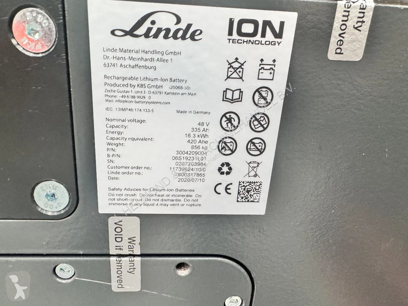 Carretilla elevadora Linde 386  PH02 Lion