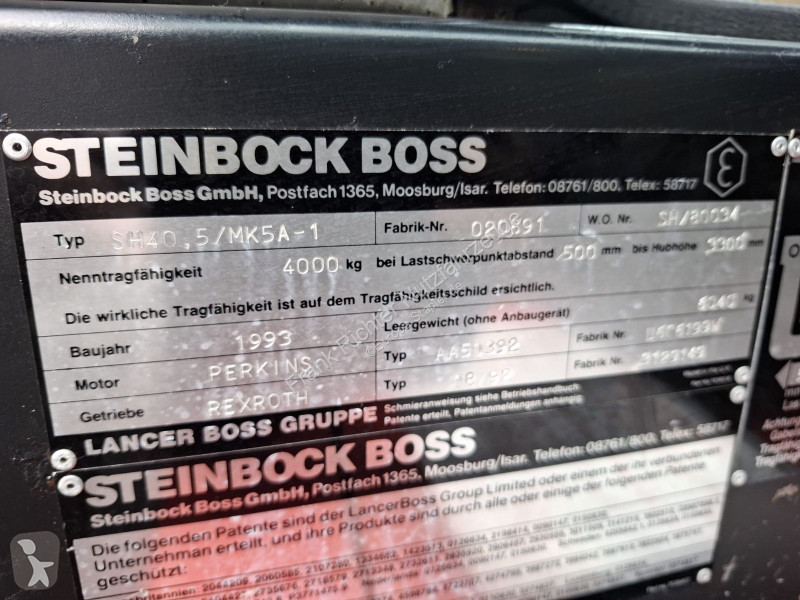 Кар Steinbock Boss SH 40 mit StVZO Diesel 4 T...