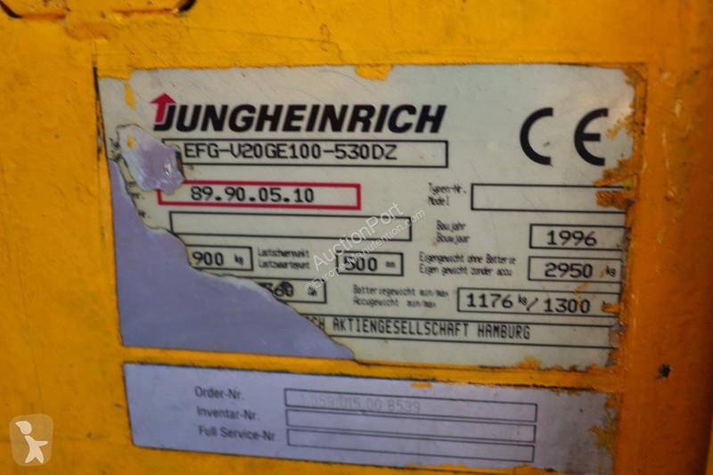 Carretilla elevadora Jungheinrich EFG-U20