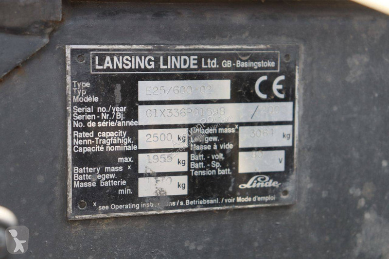 Stivuitor Linde E25/600-02