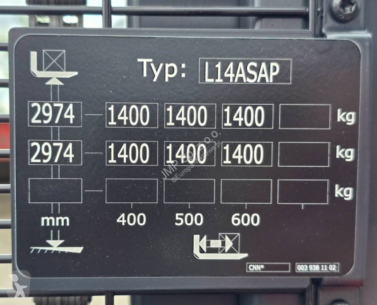 Stivuitor Linde L 14 AS AP Li-ION  NEW  UNUSED