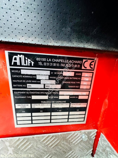 Chariot multidirectionnel Amlift C50-12/63 LOURD