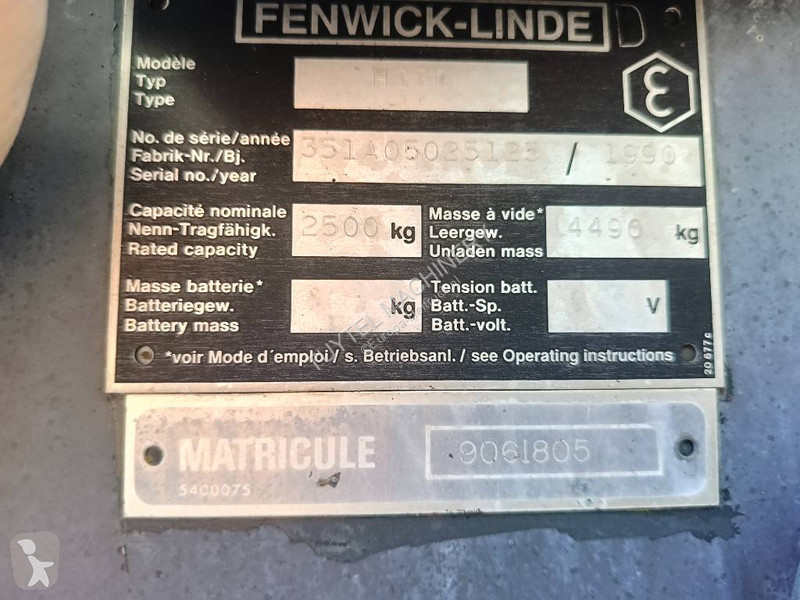 Vysokozdvižný vozík Linde H 25 D heftruck...