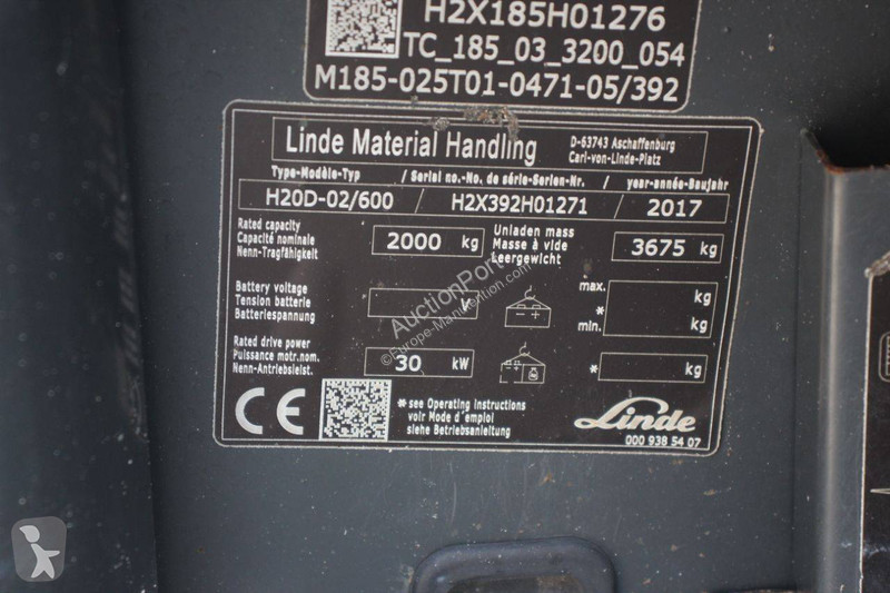 Vysokozdvižný vozík Linde H20D-02/600