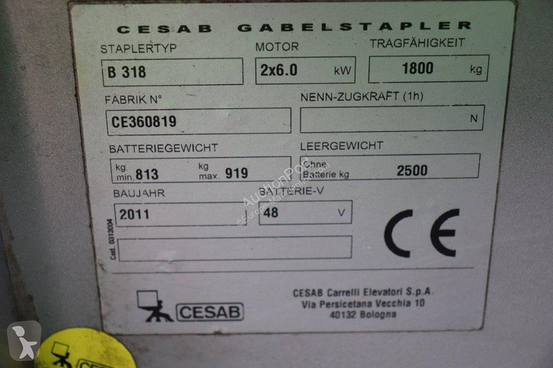 Teleskopický manipulátor Cesab B318
