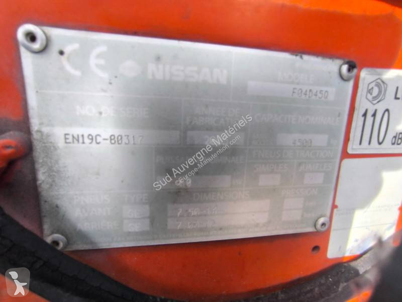 Heftruck Nissan 4.5 T