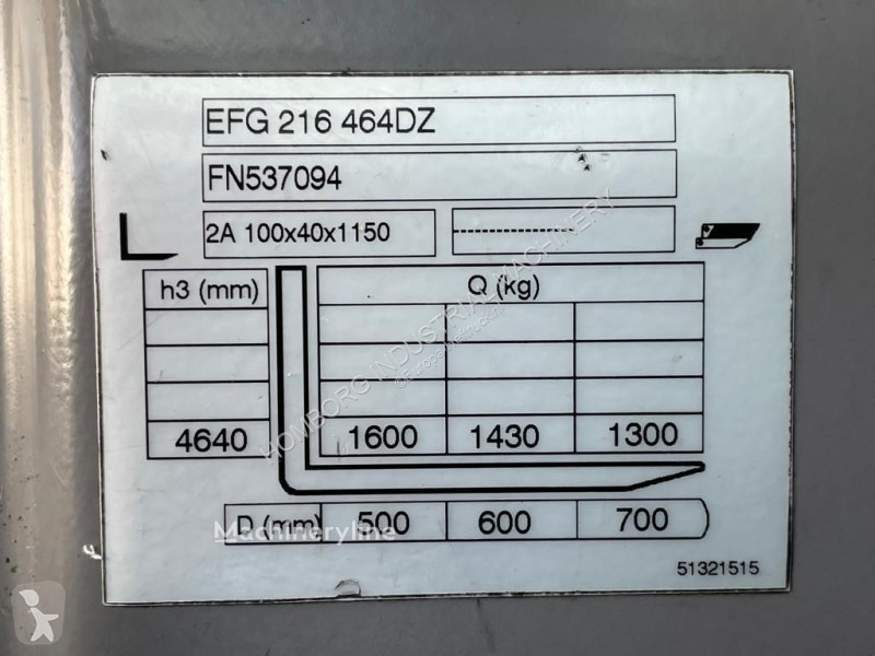 Stivuitor Jungheinrich EFG 216 Elektra 1.6 ton...