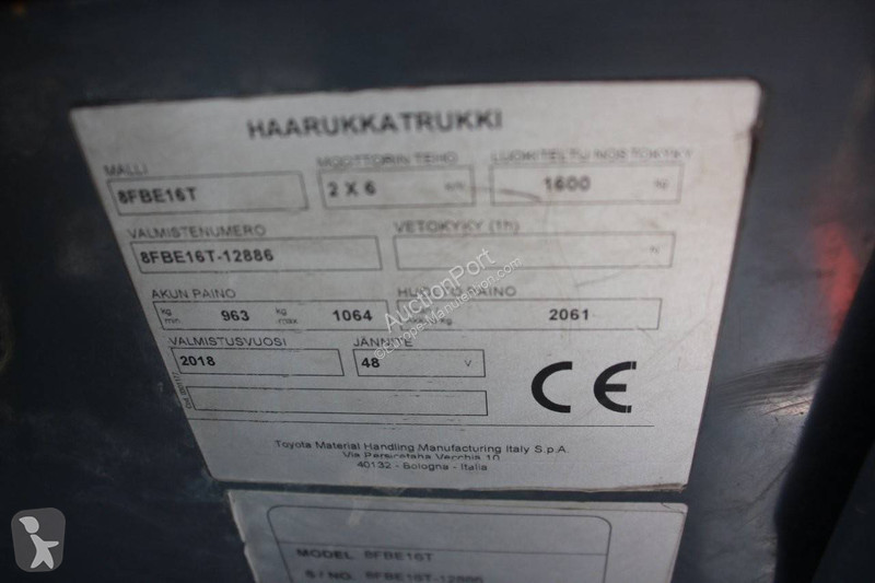 Heftruck Toyota 8FBE16T