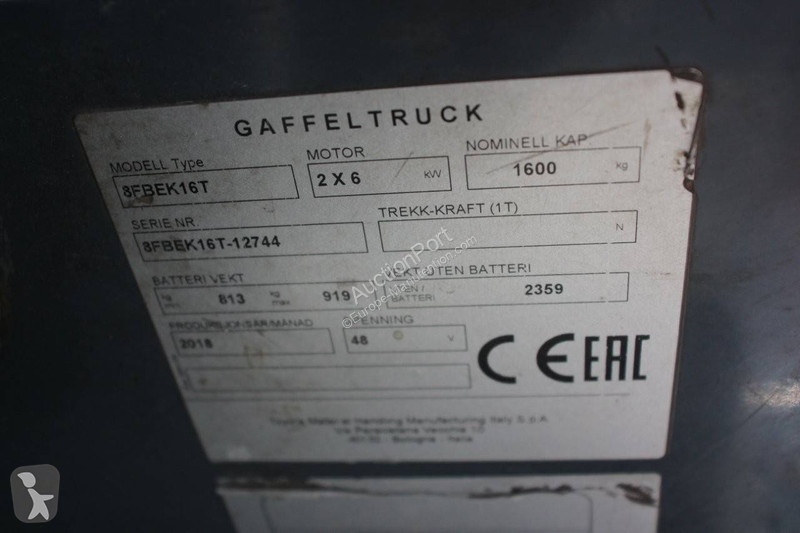 Heftruck Toyota 8FBEK16T
