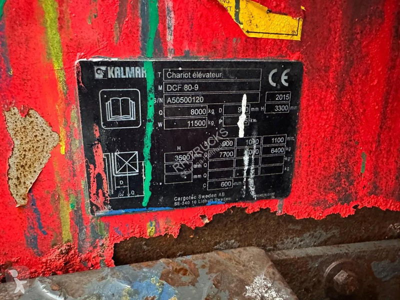 Vysokozdvižný vozík Kalmar DCF 80-9 8000 KG 2...