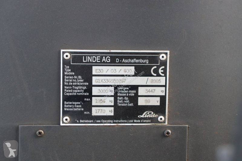 رافعة شوكية Linde E30/03/600