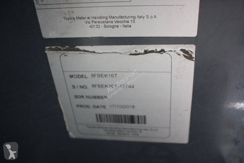 Heftruck Toyota 8FBEK16T