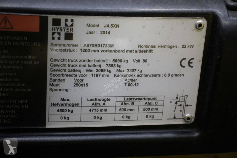 Chariot élévateur Hyster