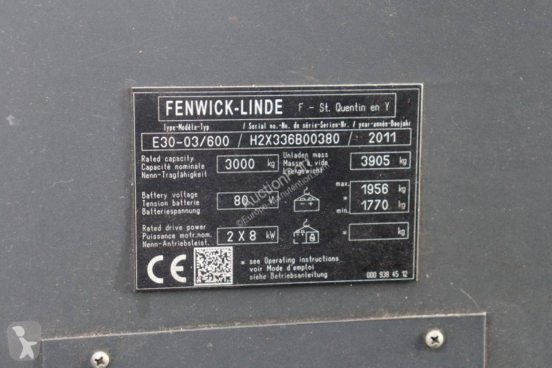 رافعة شوكية Linde E30-03/600