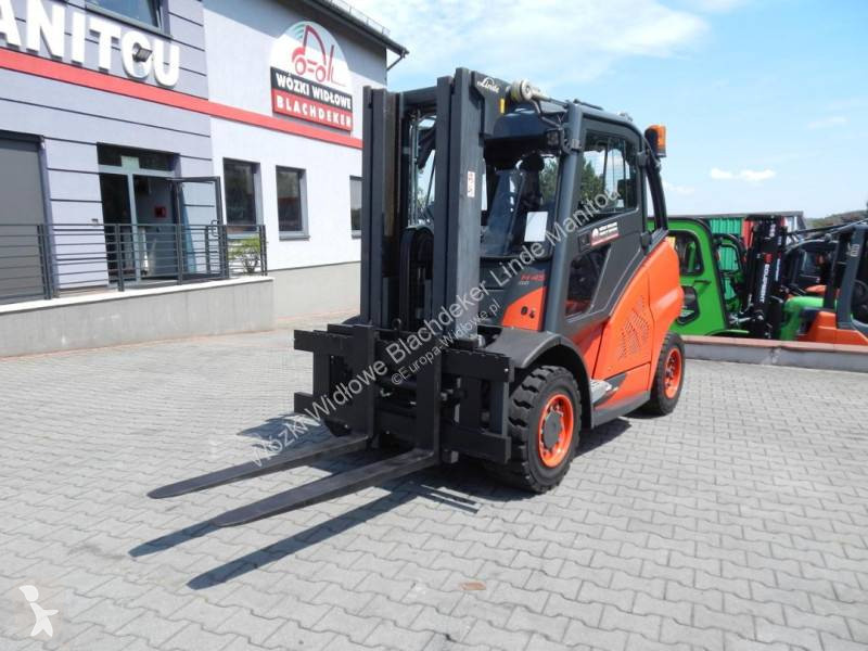Автопогрузчик Linde H45D-02 Triplex , side shift
