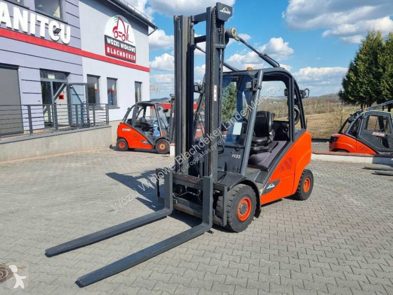 Linde H35D-02 Side shift Gabelstapler