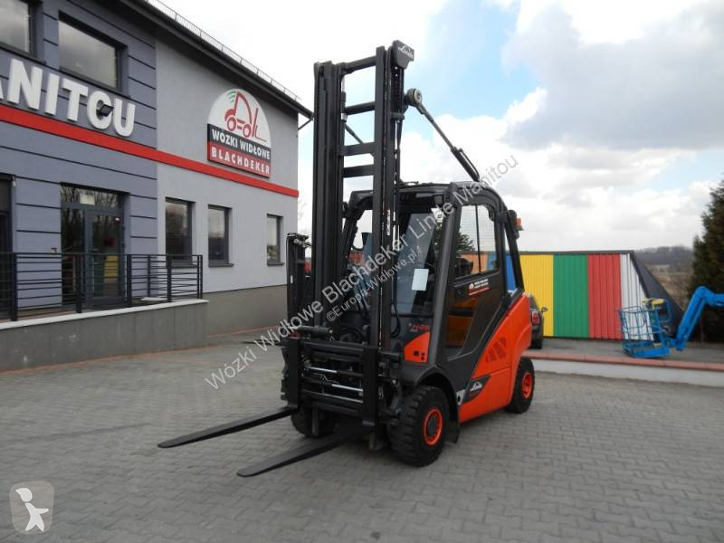 Linde H25D-02 Fork positioner Gabelstapler