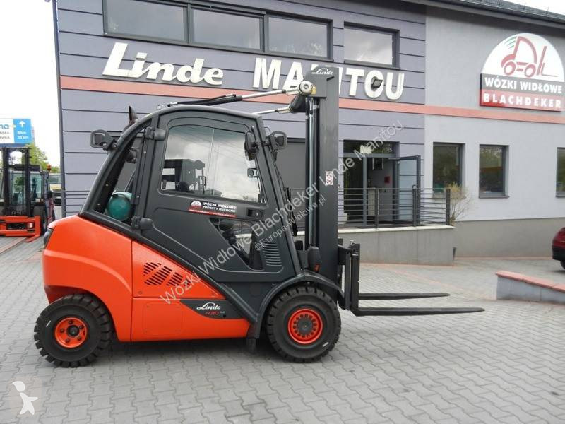 Автопогрузчик Linde H30T-02 Triplex , side shift
