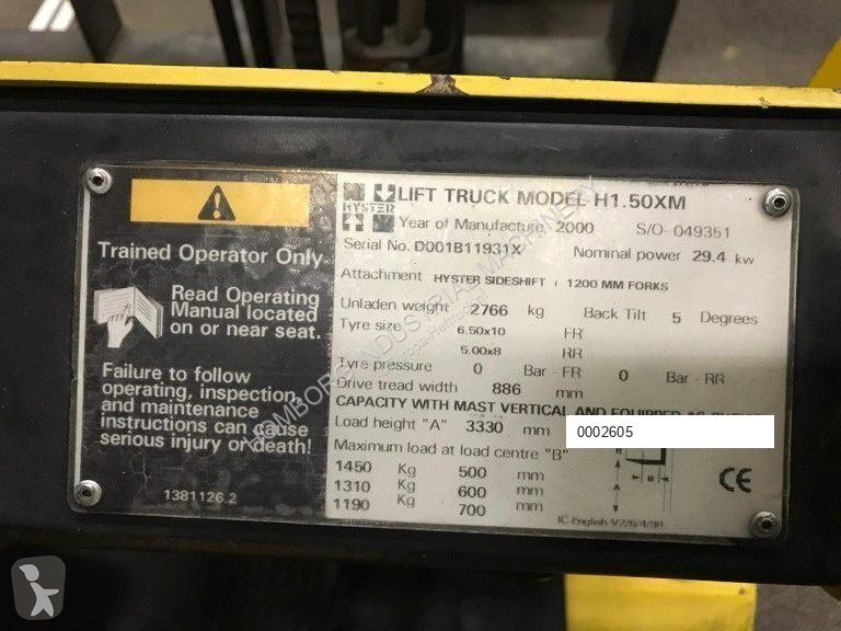 Carretilla elevadora Hyster 1.5 ton Duplex...