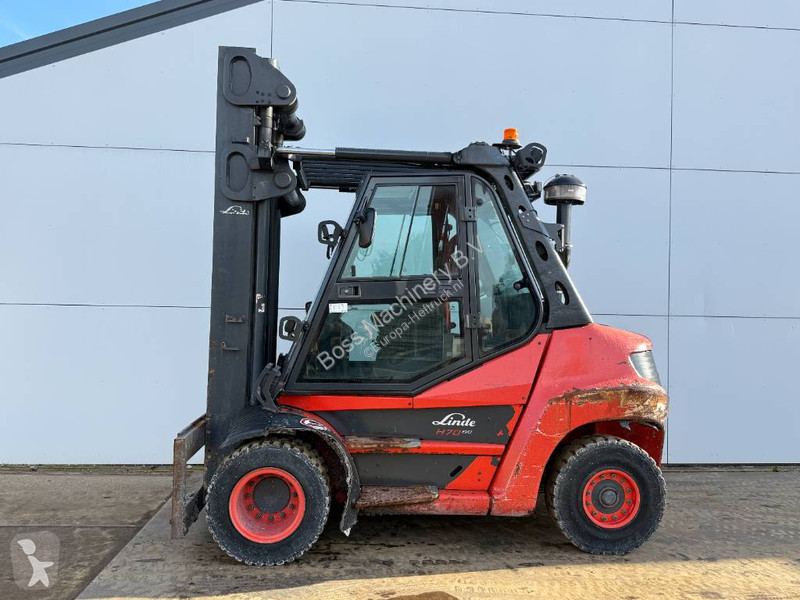 Empilhador elevador Linde H70D-03 - Side Shift...