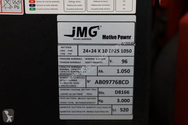 Stivuitor JMG MC250.09FL Valid inspection,...