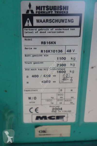 Автопогрузчик Mitsubishi RB16KN