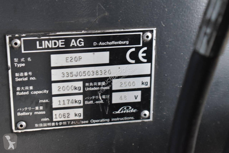 Carretilla elevadora Linde E20P