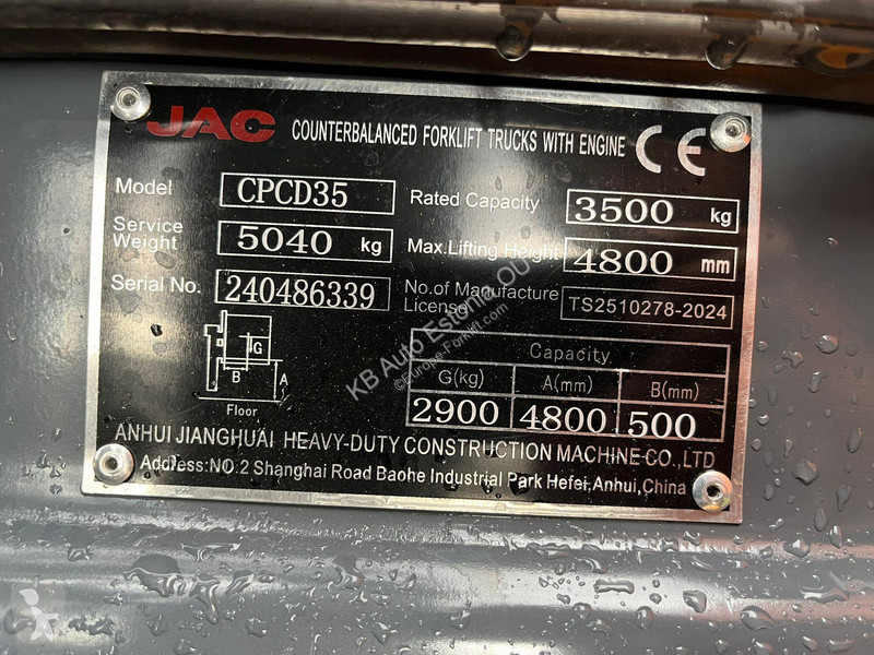 Teleskopický manipulátor JAC CPCD 35 J NEW ! /...