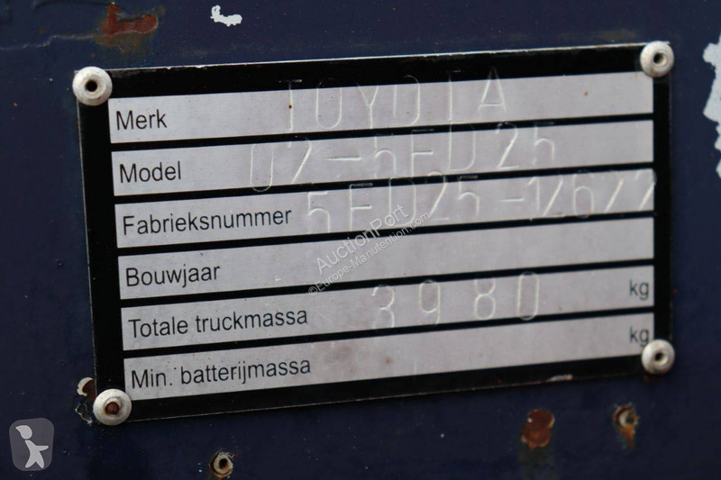 Heftruck Toyota 02-5FD25