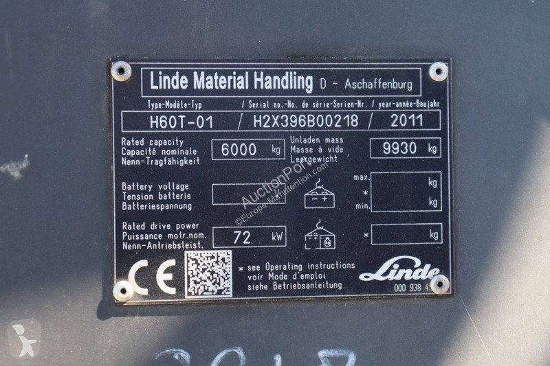 رافعة شوكية Linde H60T-01
