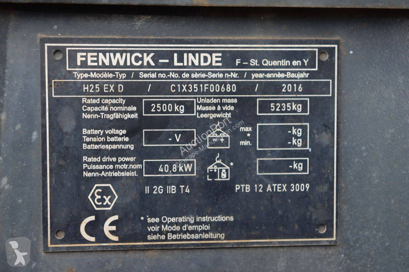 Empilhador elevador Linde H25D
