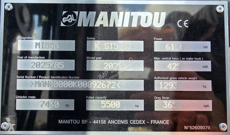 Stivuitor Manitou MI 55 G