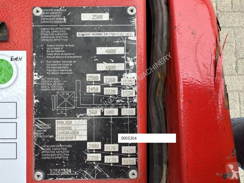 Heftruck Manitou ME425-80V 2.5 ton Triplex...