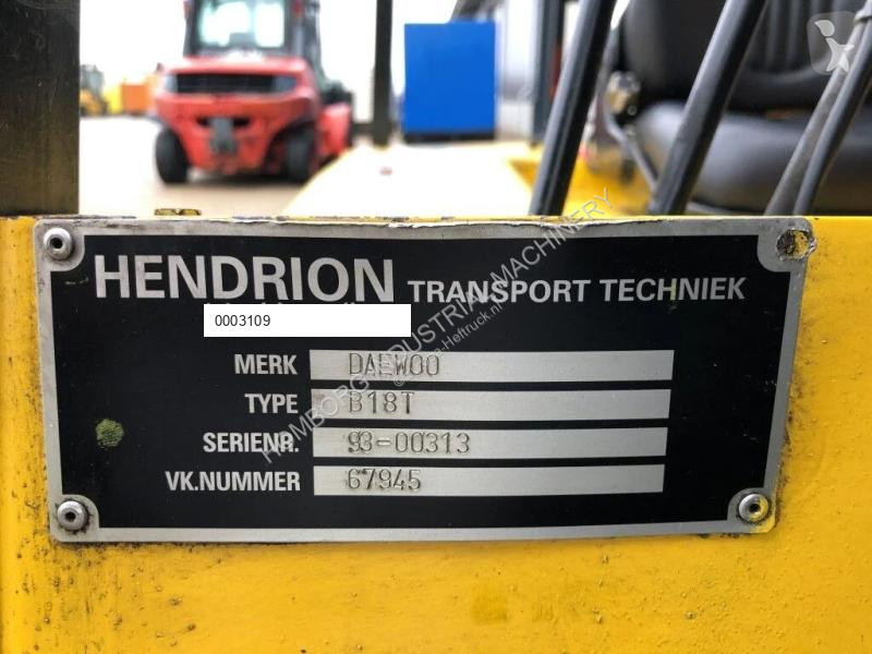 Stivuitor Daewoo B18T 1.8 ton Elektra Sideshift...