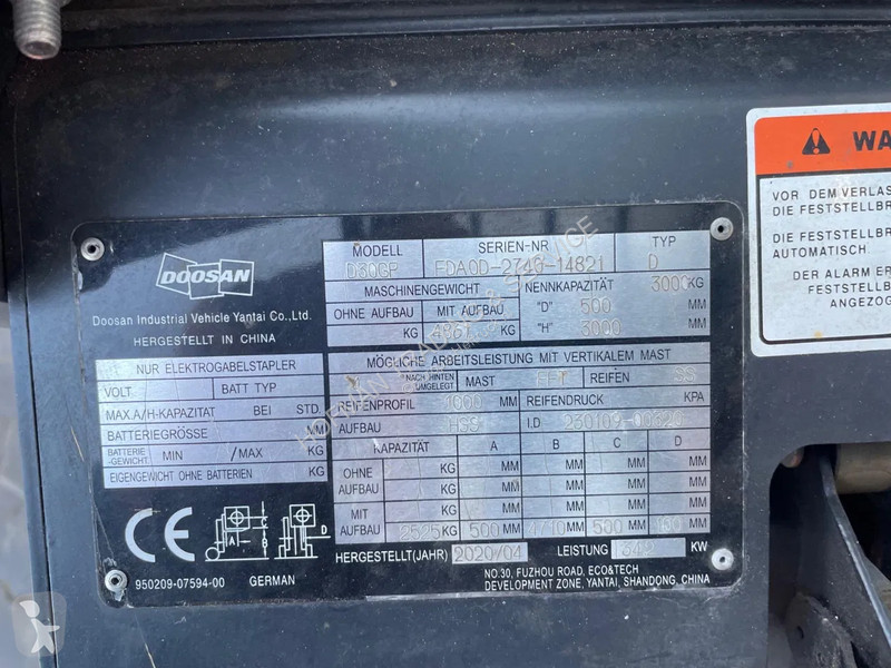 Stivuitor Doosan D30GP
