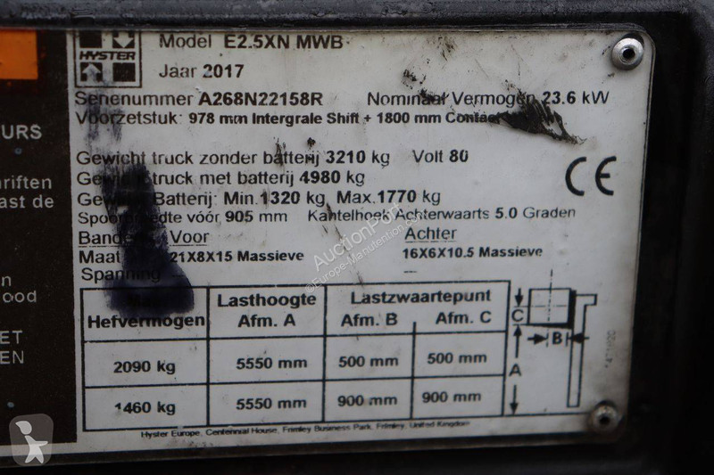 Stivuitor Hyster MWB