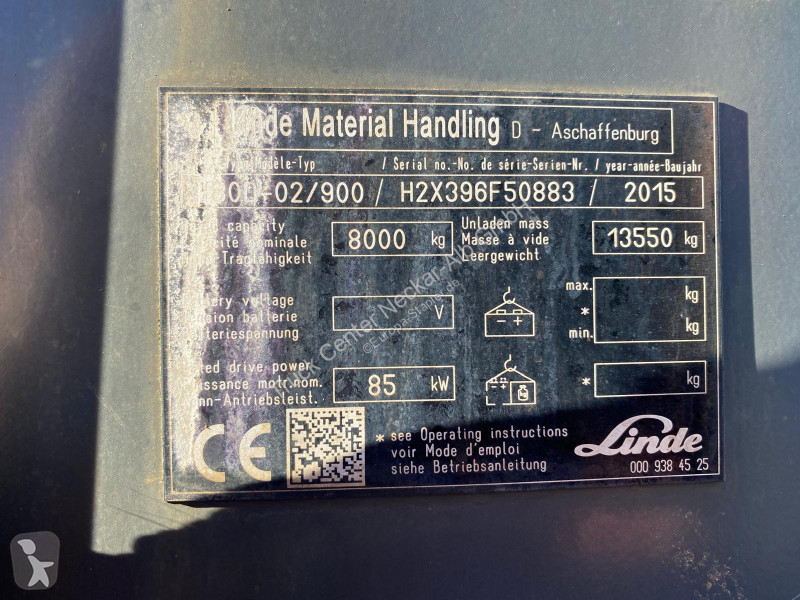 Навантажувач вилковий Linde   H80D-02 900...