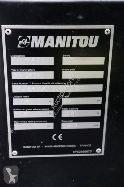 Chariot élévateur Manitou MC18-4