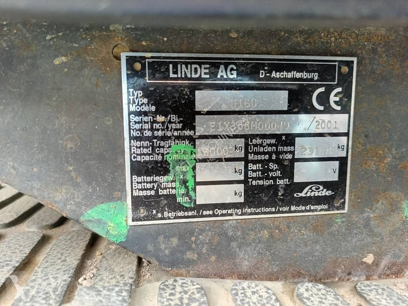 Heftruck Linde H160 diesel 16T heftruck...