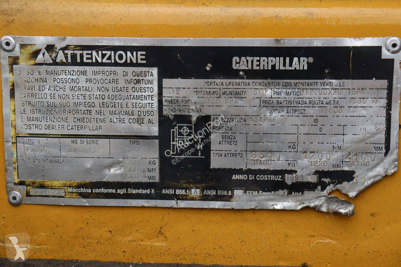 Heftruck Caterpillar V300C