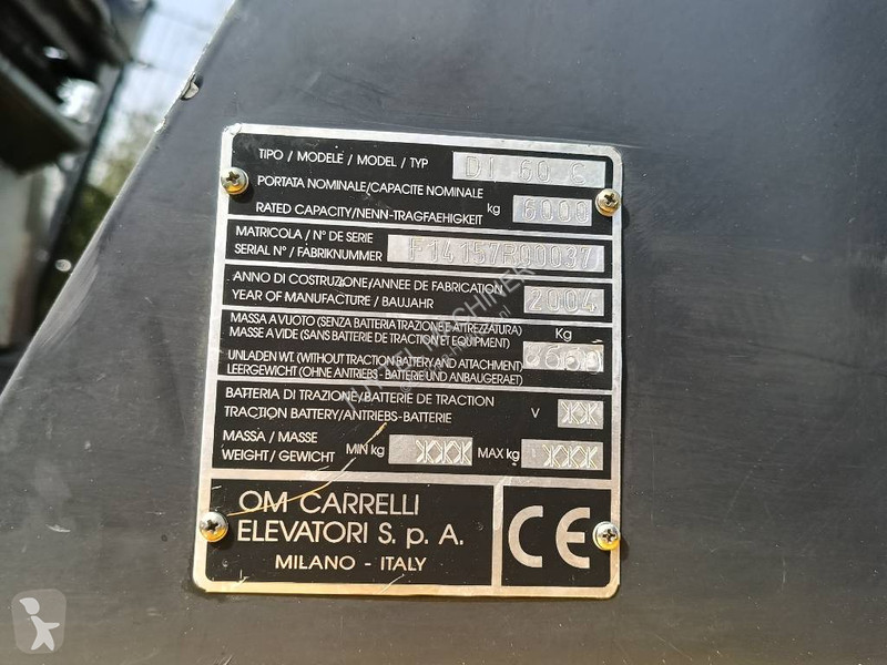 رافعة شوكية OM carrelli DI60C 6 ton heftruck...