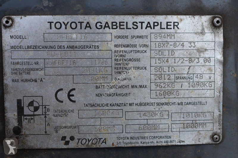 Chariot élévateur Toyota