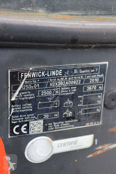 Empilhador elevador Linde H25D-01