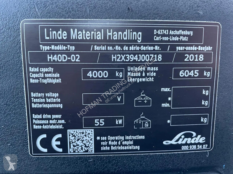 Stivuitor Linde D