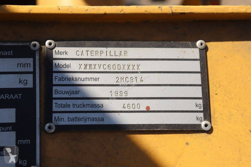 Carretilla elevadora Caterpillar XXXXXVC60DXXXX