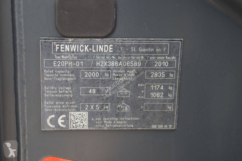 Carretilla elevadora Fenwick E20PH-01
